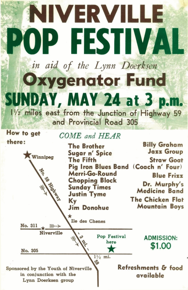 Niverville Pop
                              Festival Poster